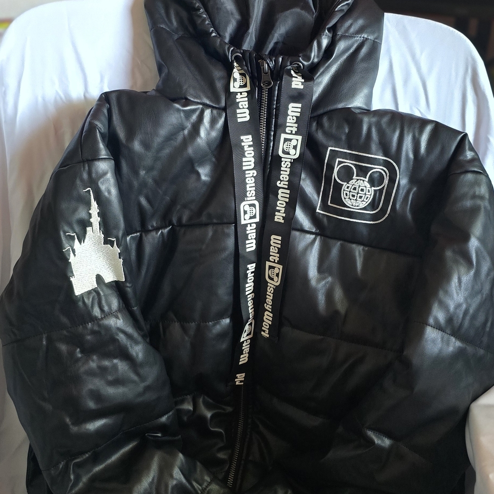 Walt Disney World Black Puffer Jacket